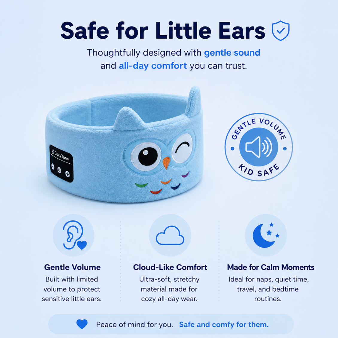 Cozy Tune™ Kids Wireless Headband